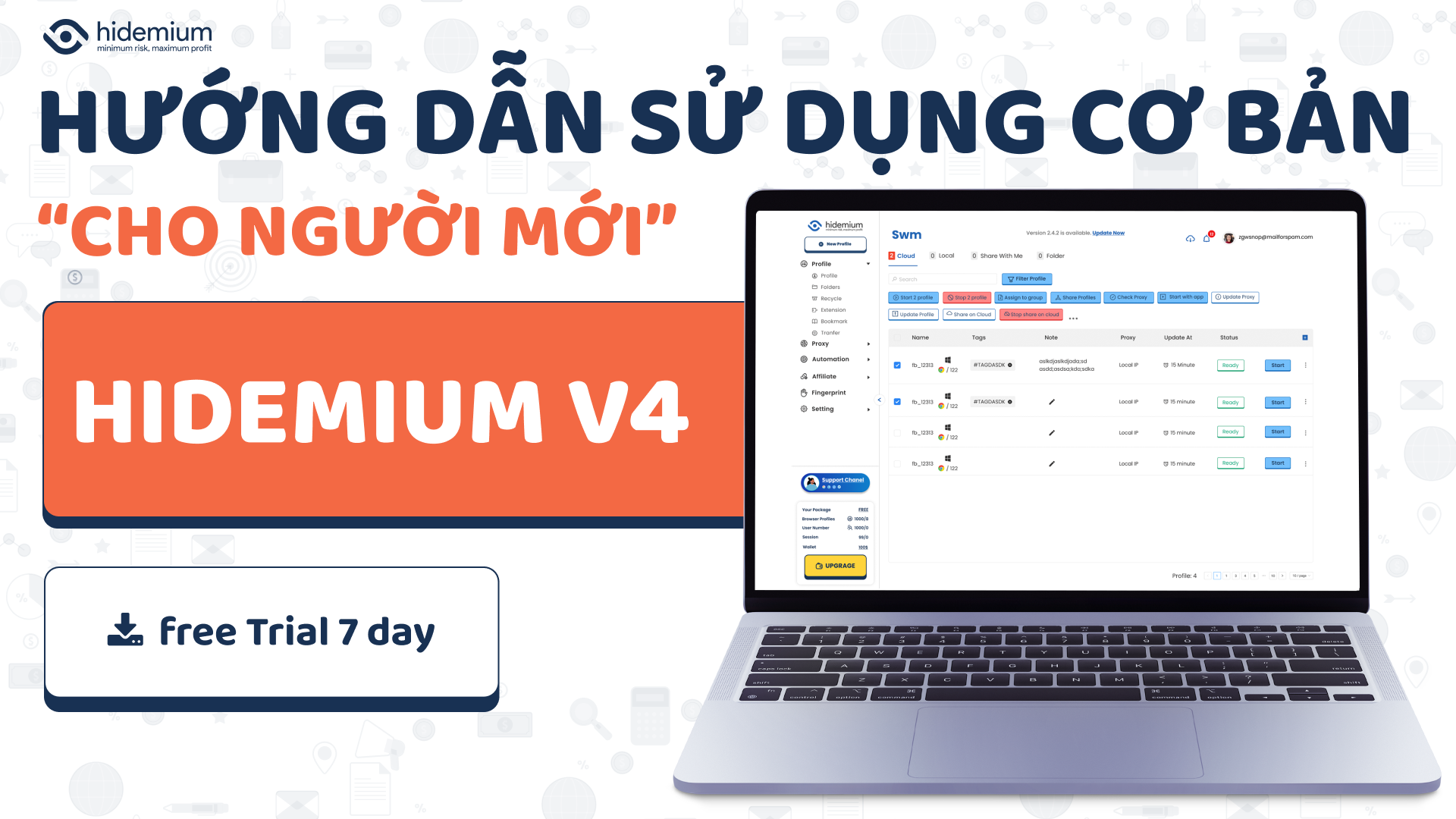 Hướng dẫn cơ bản dùng Hidemium Version 4